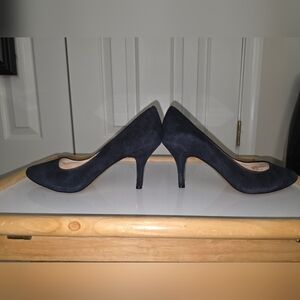 Elegant Navy Blue Women's Heels